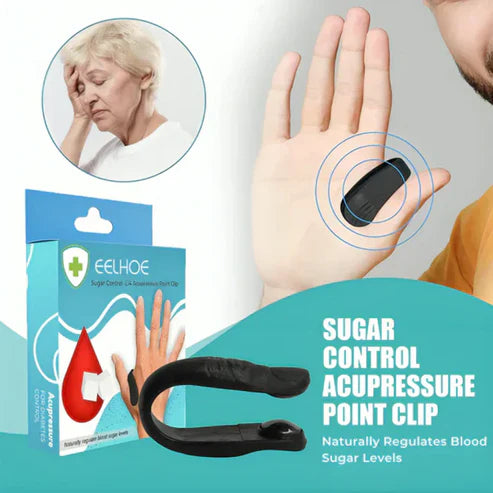 Sugar Control Acupressure Clip – Natural Diabetes Management Tool for Blood Sugar Support