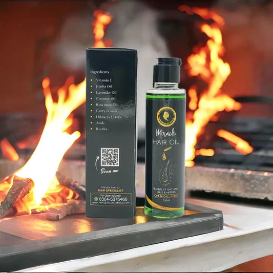 Miracle Herbal Hair Oil – Nourishing Blend for Healthy-Looking, Thicker Hair