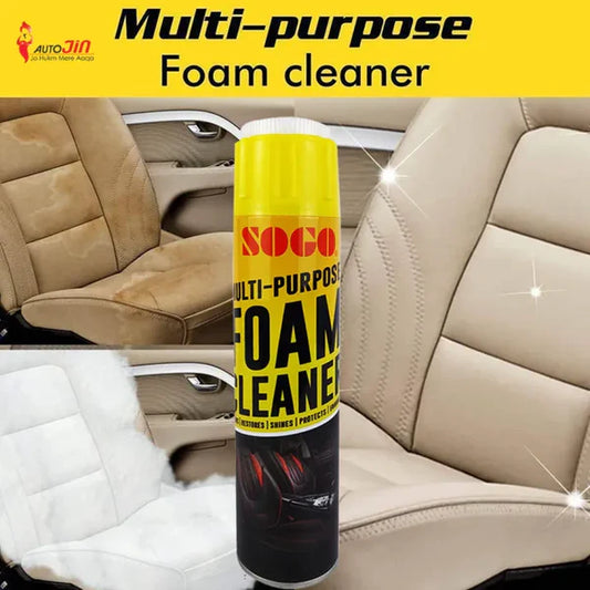 Multi-Purpose Foam Cleaner – 650ml for Fabric, Carpet, Leather & More